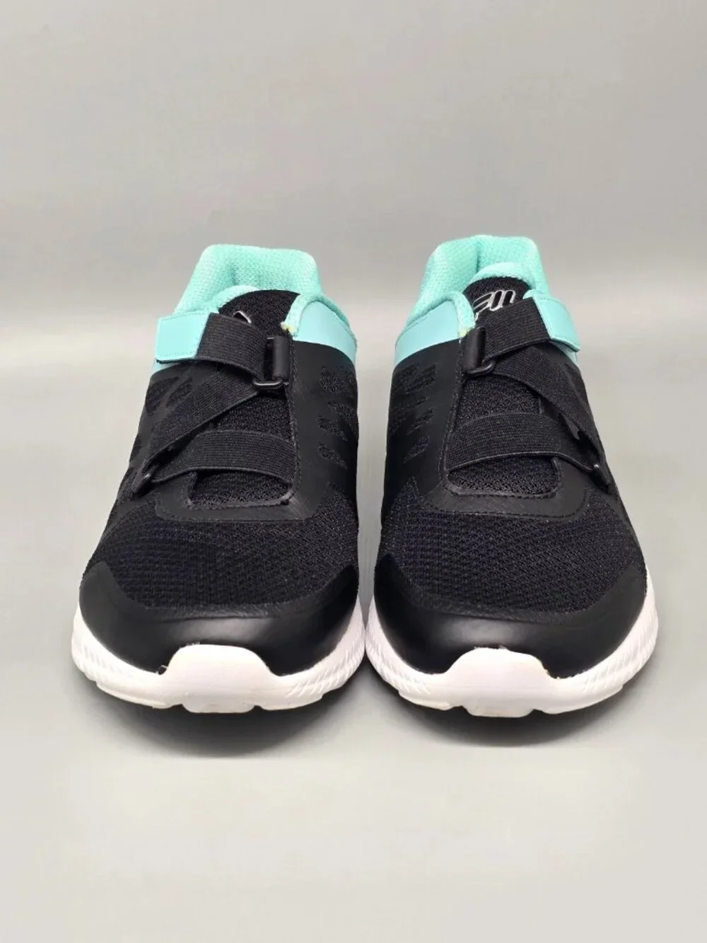 Fila Memory Finity Foam Black Light Blue Running Sneakers Women's Size 11
